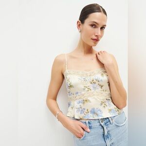 Reformation - Lane Silk Top - Size M